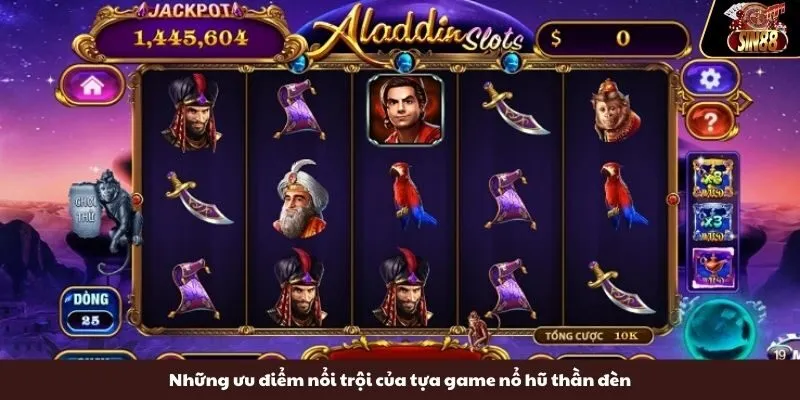 Những ưu điểm nổi trội của tựa game nổ hũ thần đèn